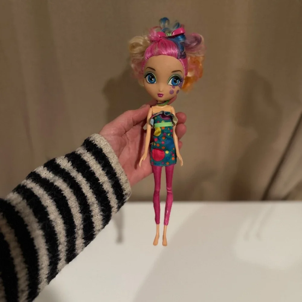 Spin Master La Dee Da Dee‎ as Dot Fashion Doll Multi-Color Hair Polka Dot Dress